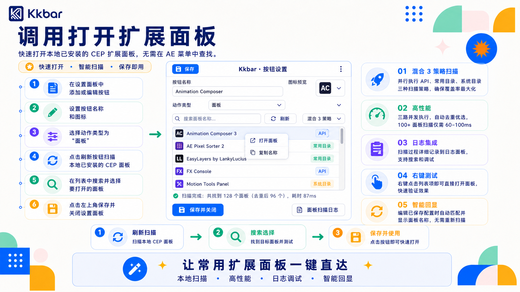 CEP 面板预览